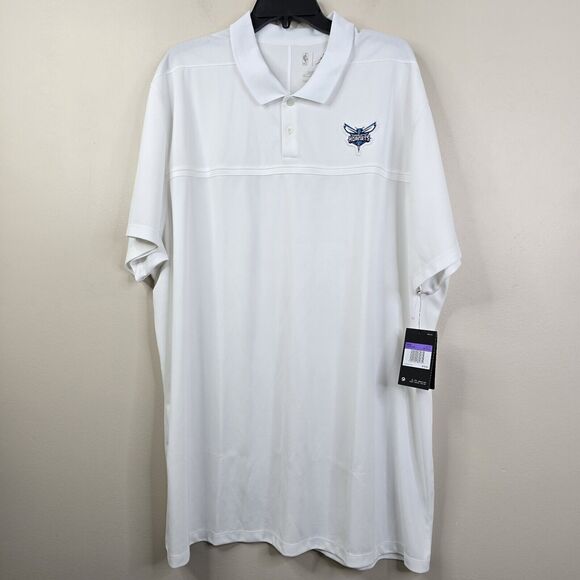 NEW NBA x Jordan Brand Charlotte Hornets Short Sleeve Polo Shirt 3XL - Picture 1 of 9